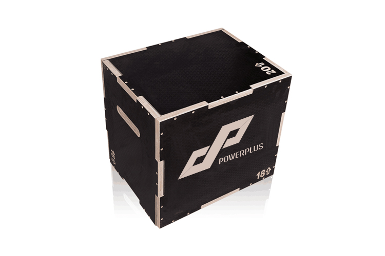  59992 Balck NON-SLIP PLYO BOX Wooden Plyo Box